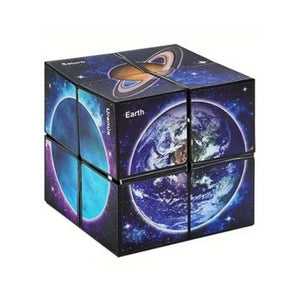 Galaxy Twist Cube – 2-in-1 Sensory Fidget Puzzle for Kids