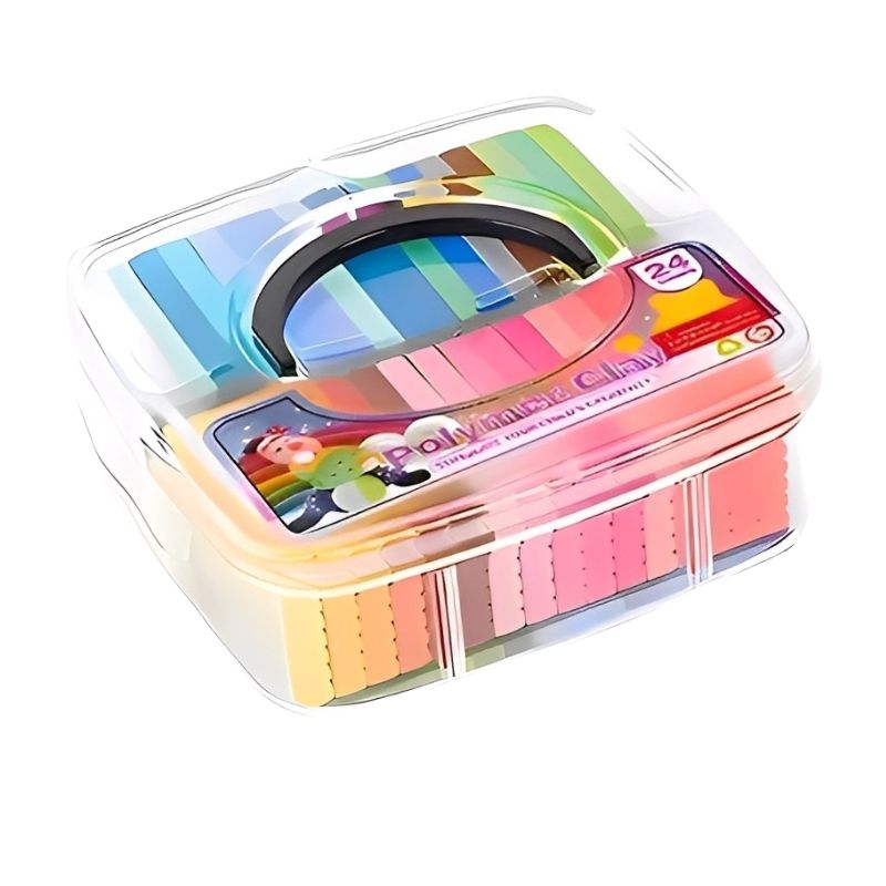 Creative Clay Jewelry Kit – 24 Colors for DIY Earrings