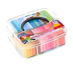 Creative Clay Jewelry Kit – 24 Colors for DIY Earrings