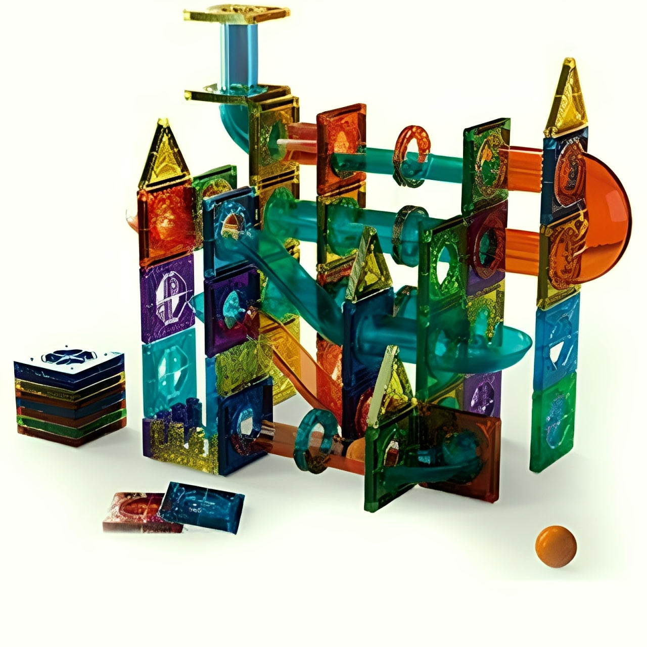 Maximus Marble Run – Magnetic STEM Set