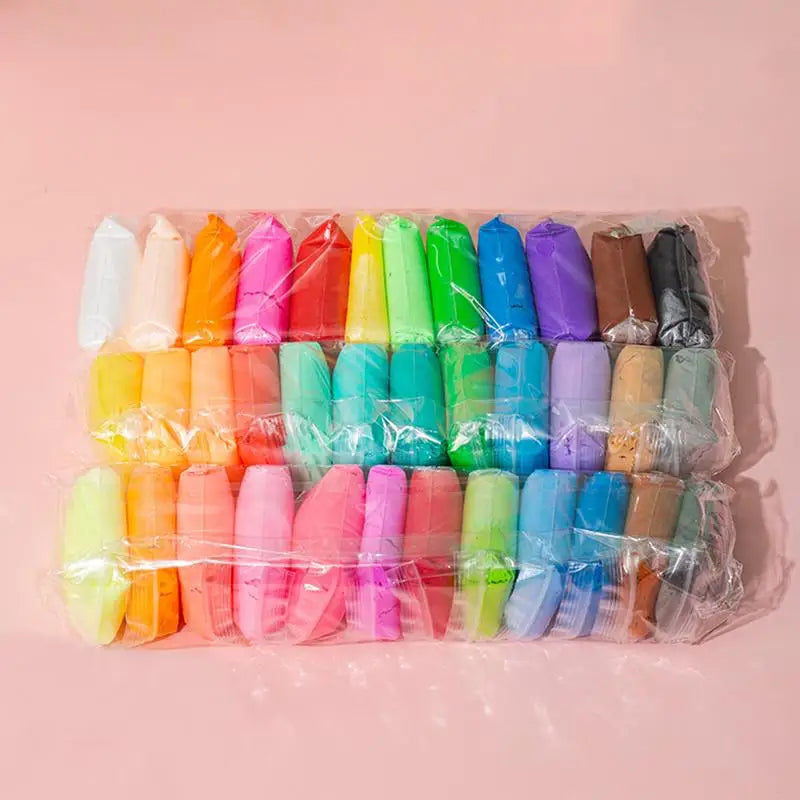 DIY air-dry clay craft kit for children – safe, non-toxic modeling clay set