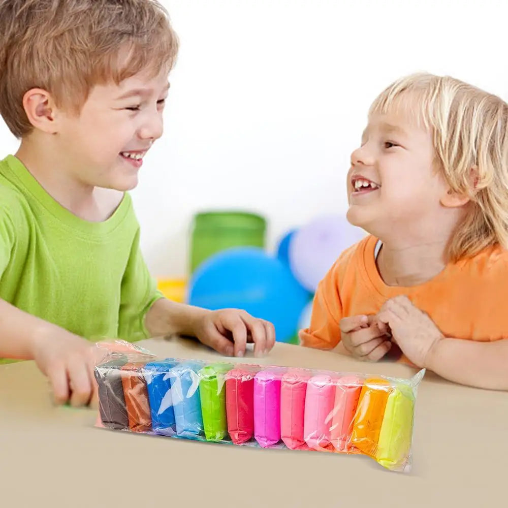 DIY air-dry clay craft kit for children – safe, non-toxic modeling clay set