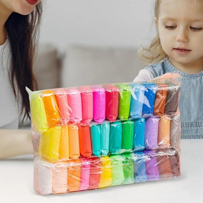 DIY air-dry clay craft kit for children – safe, non-toxic modeling clay set