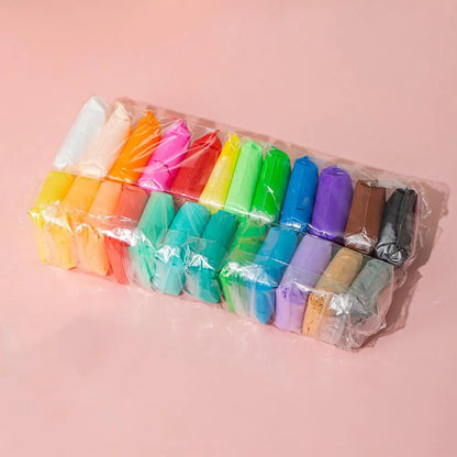 DIY air-dry clay craft kit for children – safe, non-toxic modeling clay set