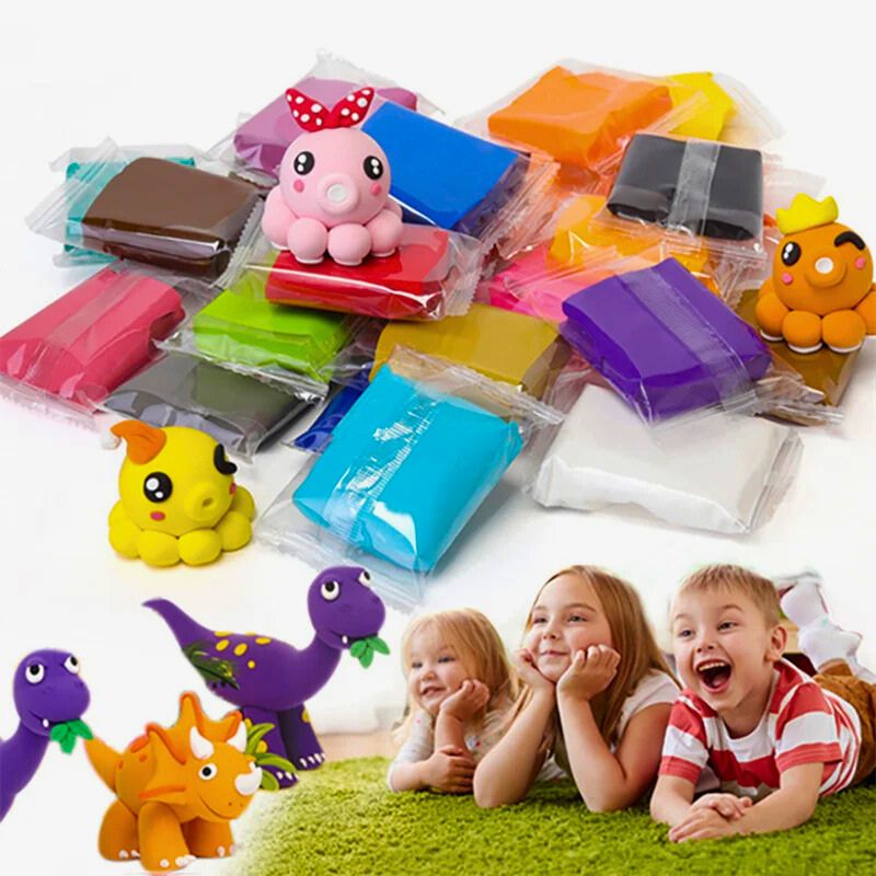 DIY clay craft kit for children – ultra-light air-dry clay set with tools