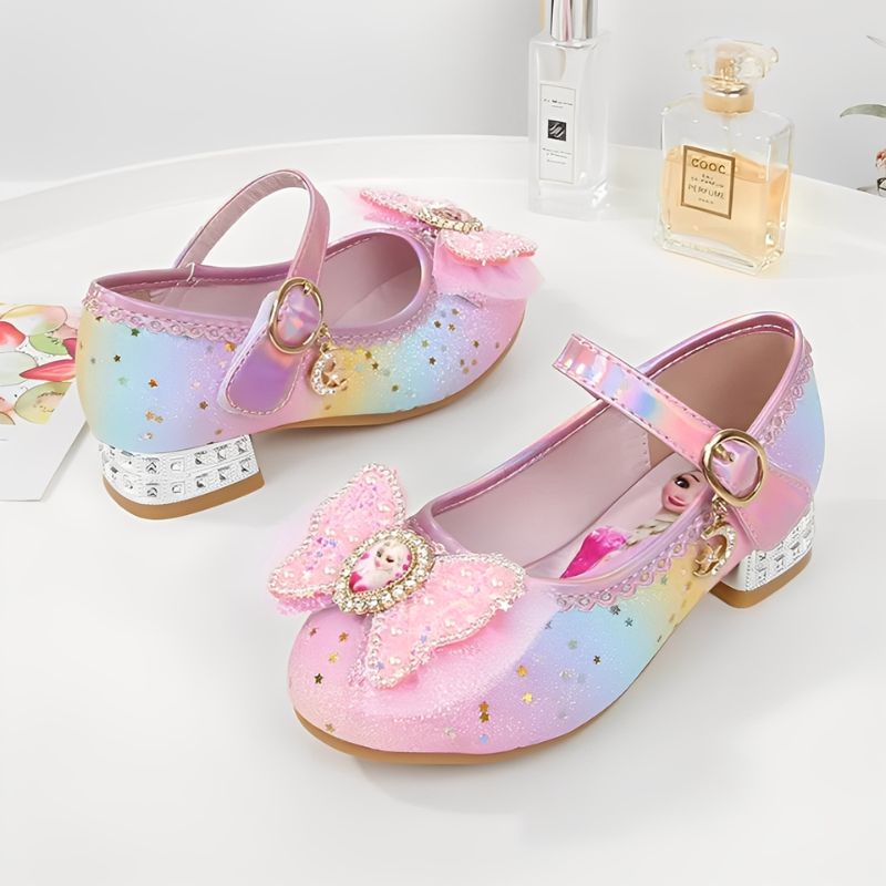 Elsa Rainbow Crystal Princess Shoes – Sparkle Edition