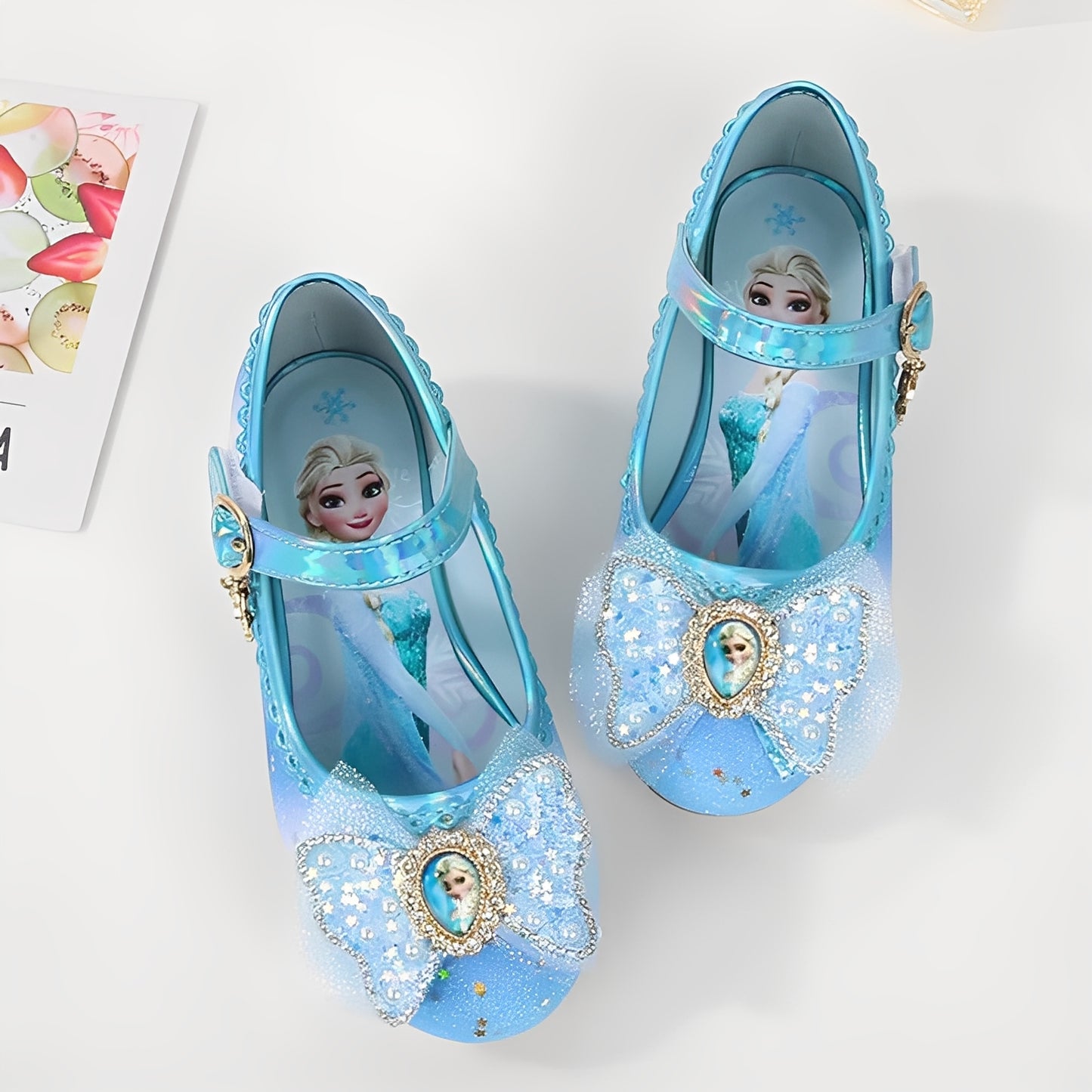 Elsa Rainbow Crystal Princess Shoes – Sparkle Edition